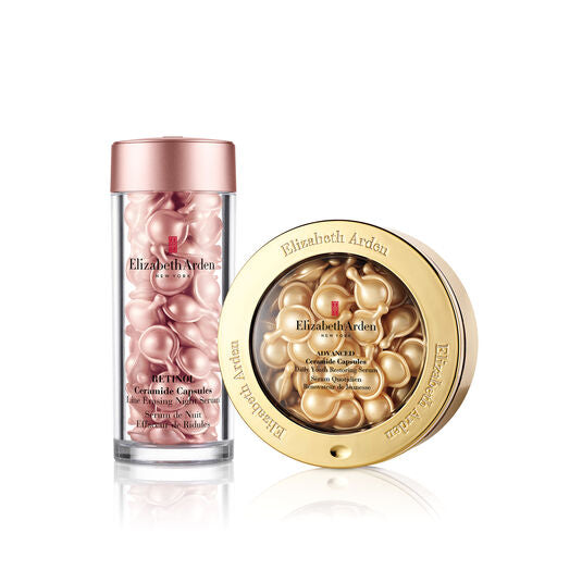 Retinol Ceramide Capsules Line Erasing Night Serum & Advanced Ceramide Capsules Daily Youth Restoring Serum