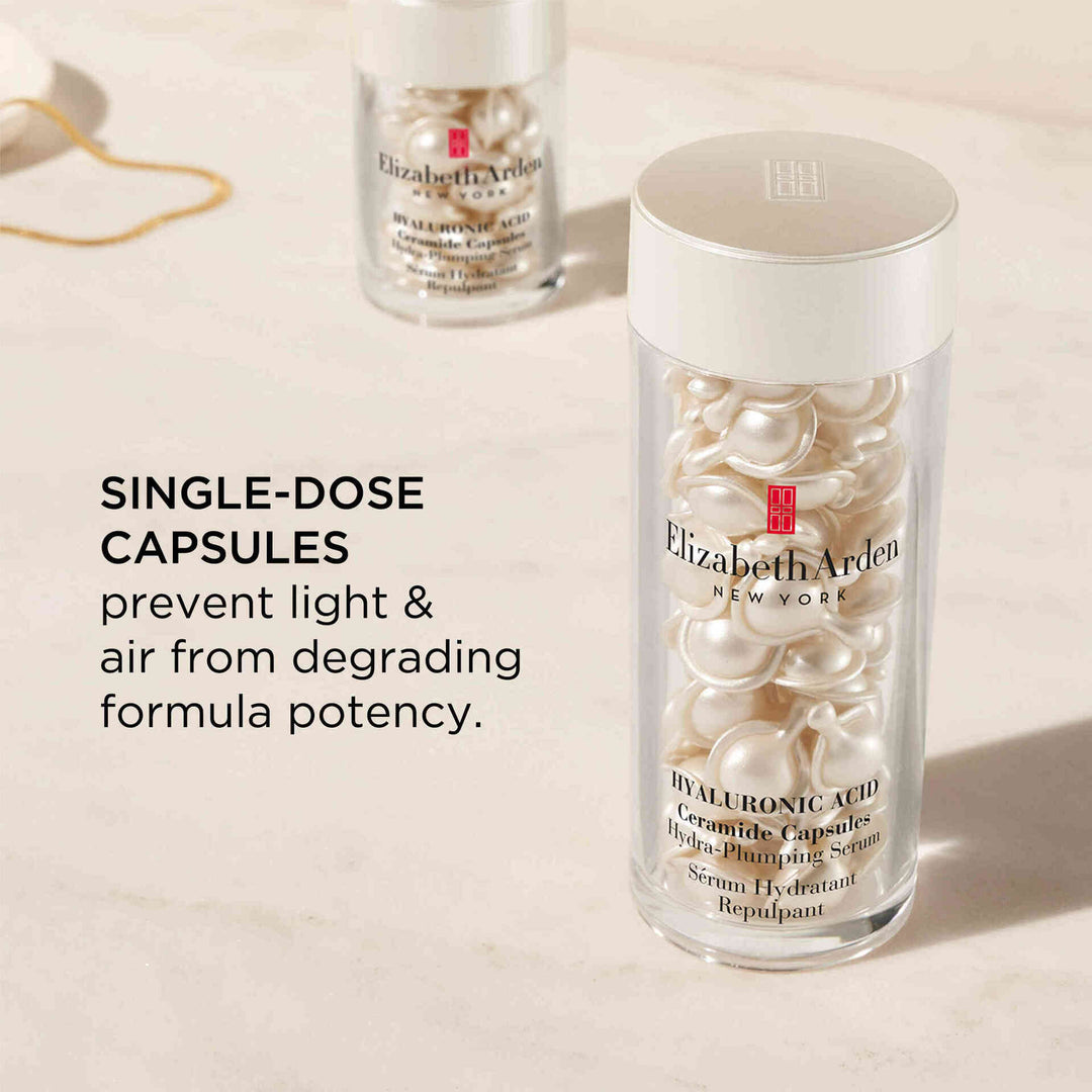Hyaluronic Acid Ceramide Capsules Hydra-Plumping Serum Set - 120-Piece