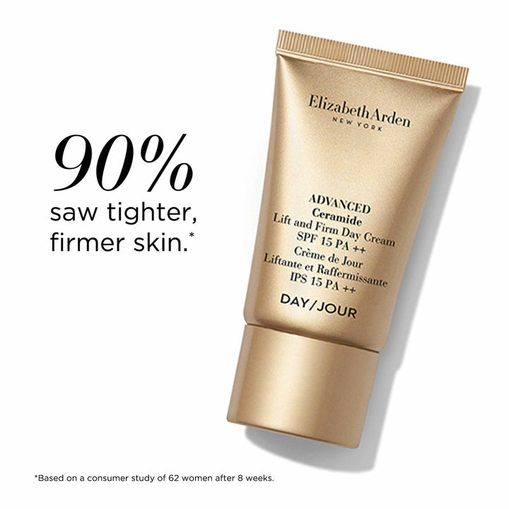 90% saw tighter, firmer skin**Based on a consumer study of 62 women after 8 weeks