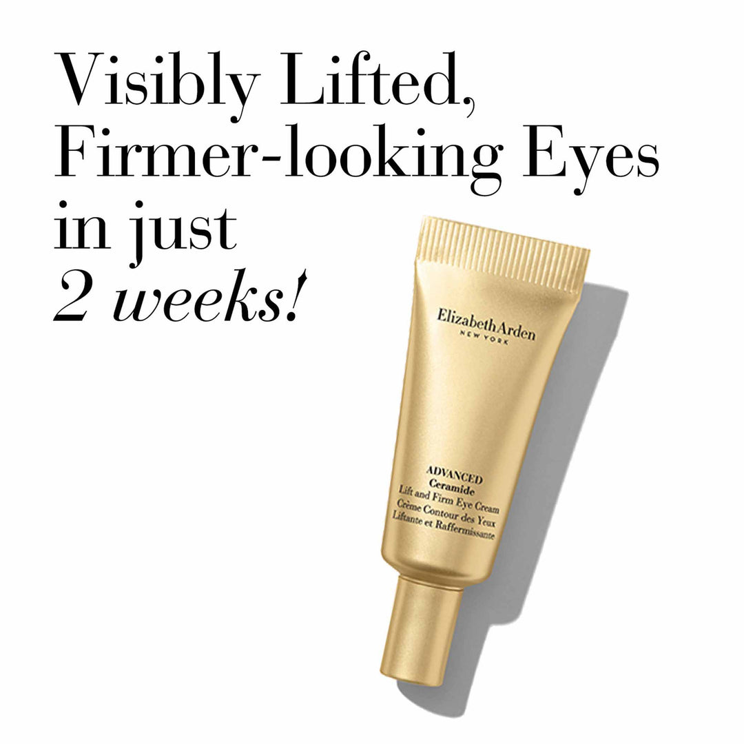 Visibly lifted, firmer-looking eyes in just 2 weeks!